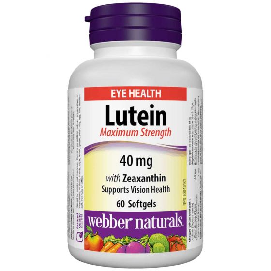 WEBBER LUTEIN 40mg 60s [60 ea]