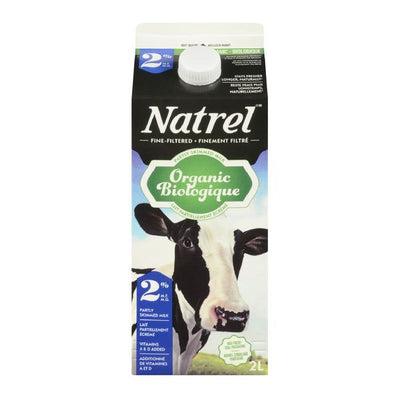 NATREL ORGANIC 2% MILK 2L
