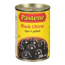 PASTENE PITTED OLIVES [398 ml]