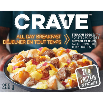 CRAVE BRKFST STEAK N EGGS