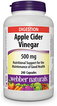 WEBBER APPLE CIDER VINGR 500mg [240 ea]