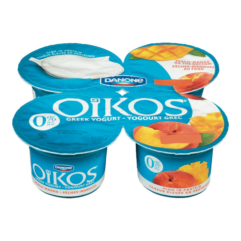 DAN OIKOS PEACHMANGO 4X100g [4 ea]