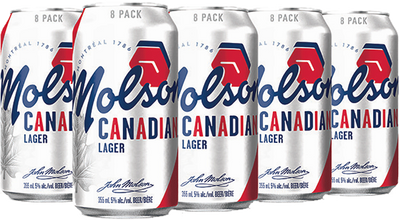 MOLSON CANADIAN BEER 8x355ml [8 pkg]