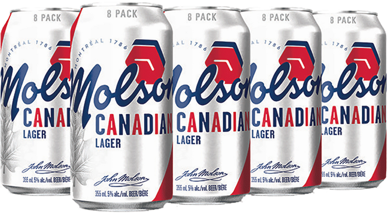 MOLSON CANADIAN BEER 8x355ml [8 pkg]