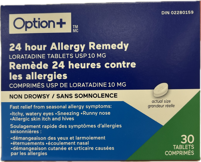 OPTN+ NON DRWSY ALLERGY 10mg [30 ea]