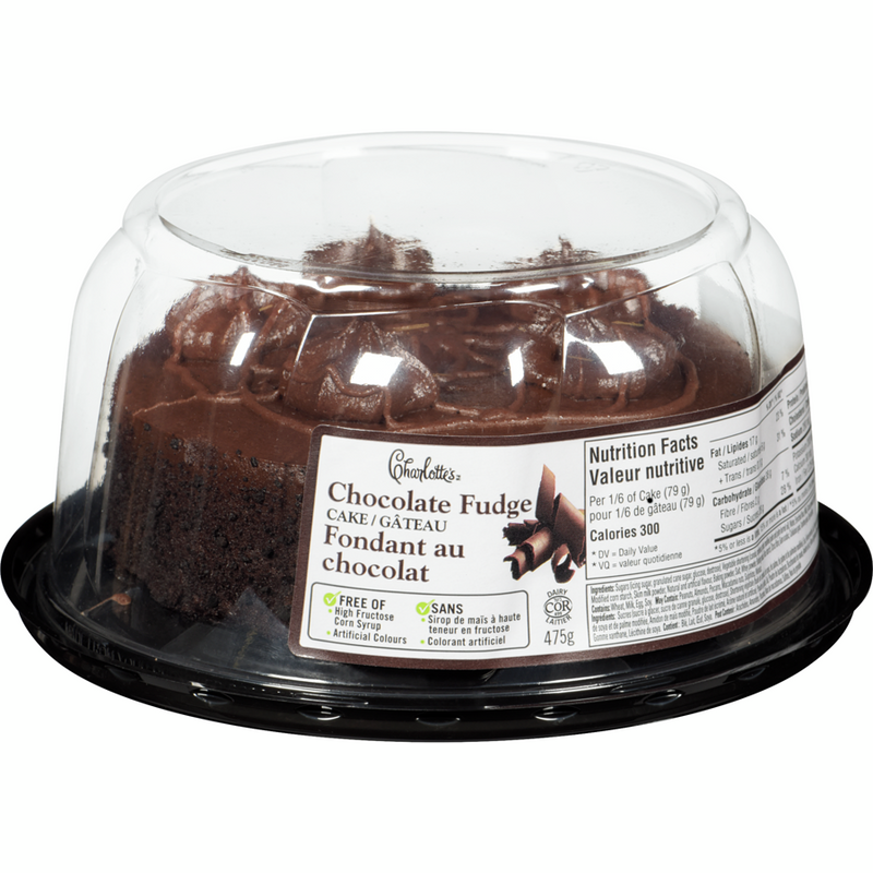 CHARLOTTE CAKE CHOC FUDGE [475 g]