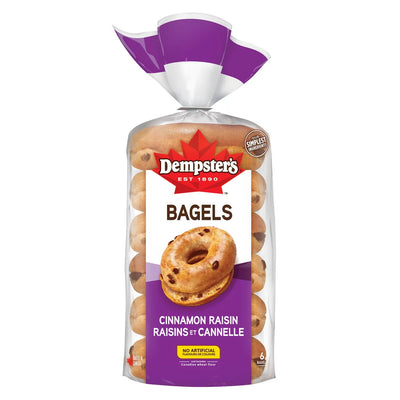 DEMPSTERS CINNAMON BAGELS [450 g]