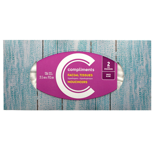 COMP FACIAL TISSUE 2ply 126 SH [1 ea]