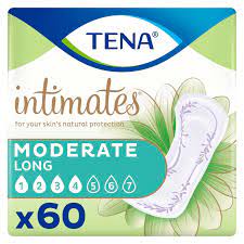 TENA MODDERATE PADS LONG 60S [60 ea]