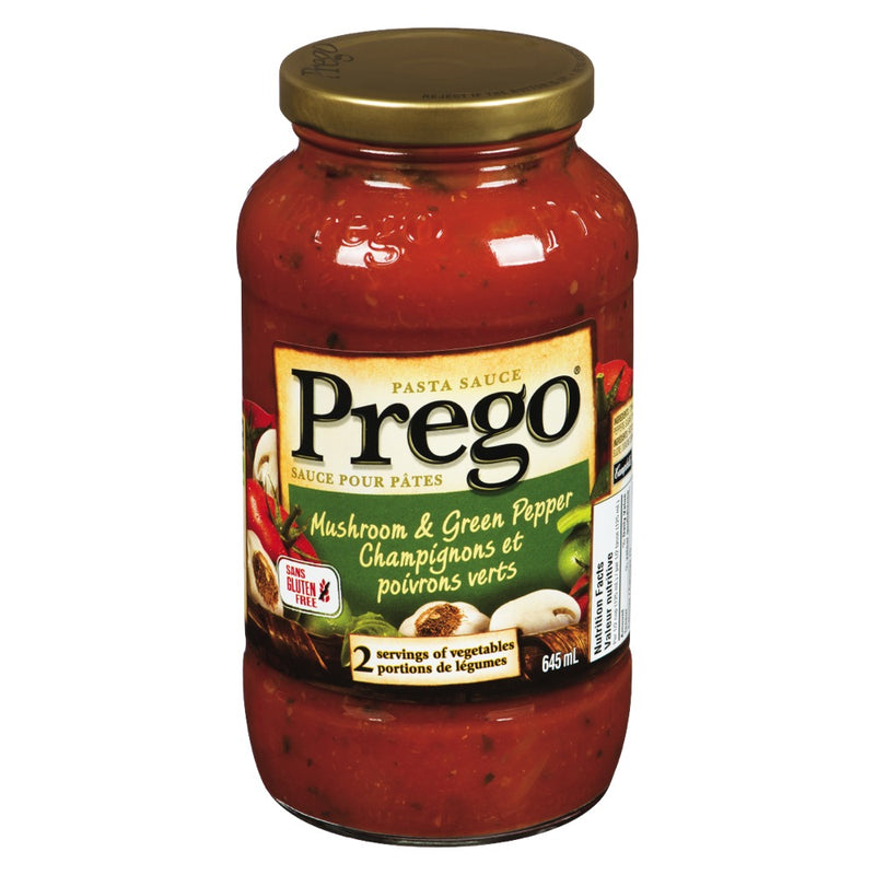 PREGO SAUCE MUSHRM & GRN PEPR [675 ml]