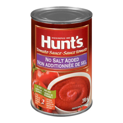 HUNTS TOMATO SAUCE UNSALTED [398 ml]
