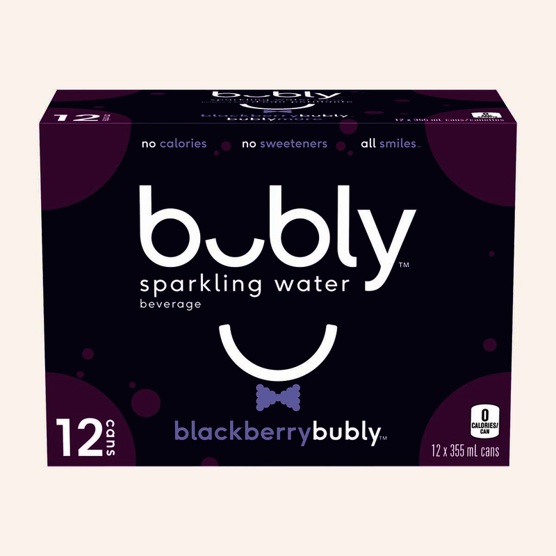 BUBLY SPRKLNG WTR BLKBRY +depo [12 cs]