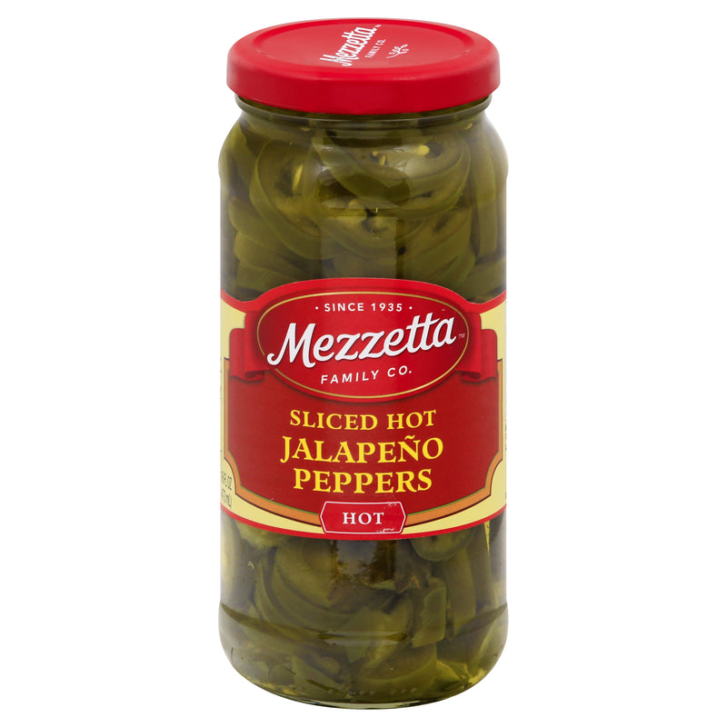 MEZZETTA HOT JALAPENO PEPPERS [375 ml]