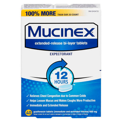 MUCINEX SE 600mg TAB 40s [40 ea]