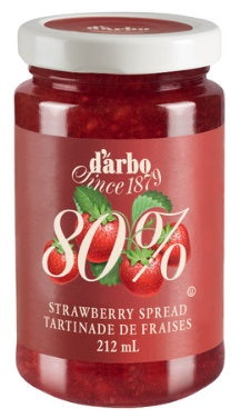 DARBO 80% STRAWBERRY SPREAD [212 g]