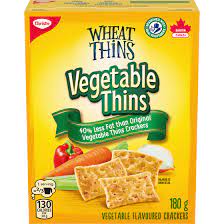 WHT THINS VEG THINS 40% L/FAT [180 g]