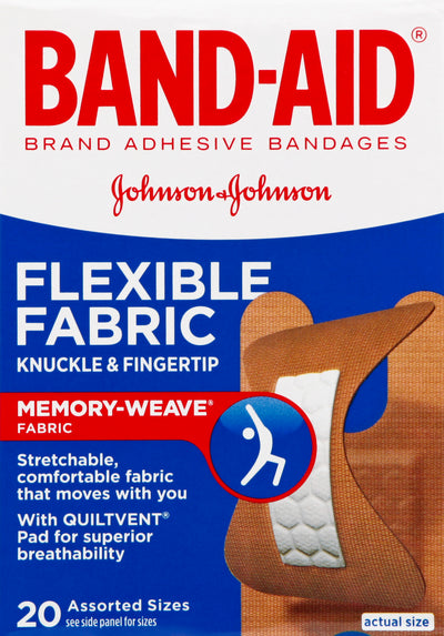 BAND-AID KNUCKL & FINGERTIPS [20 ea]