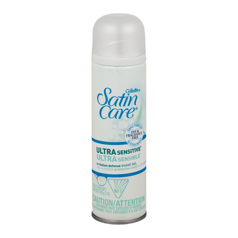 SATIN CARE GEL SHAVE PREP UNSC [198 g]