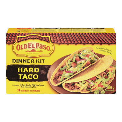 OLD EL PASO HARD TACO DNNR KIT [250 g]
