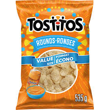 TOSTITOS VALUE SZ ROUNDS 535g