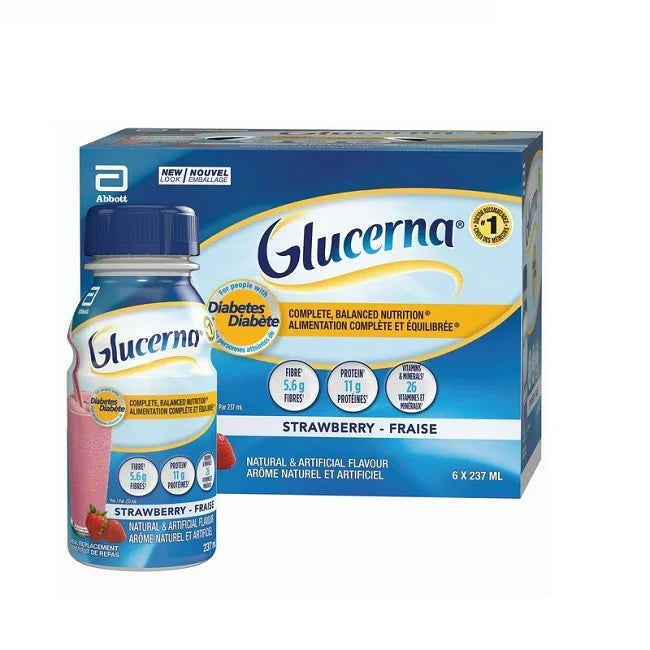 GLUCERNA STRWBY MEAL REPLCMNT [6 ea]