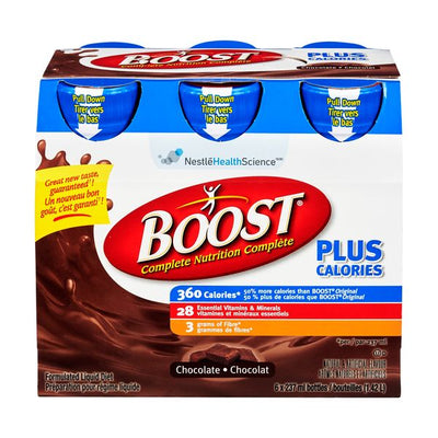 BOOST PLUS CHOCOLATE 6x237ml [6 CAN]