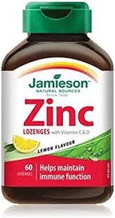 JAMIESON ZINC LOZENGES W/VITC [60 LZ]