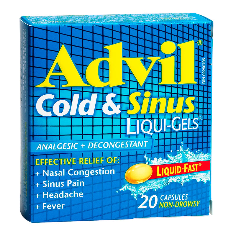 ADVIL COLD & SINUS GELS [20 PK]