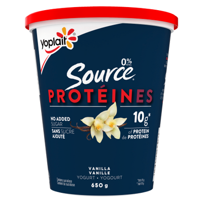 PRTN SOURCE YOGRT VANILLA 650g