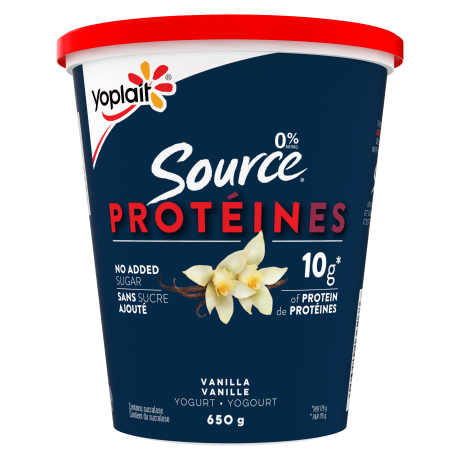 PRTN SOURCE YOGRT VANILLA 650g