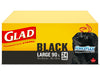 GLAD FORCEFLEX BLACK LG [24 ea]