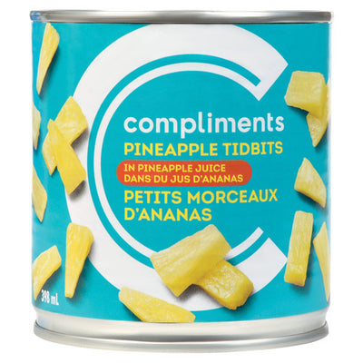 COMP PINEAPPLE TIDBITS IN JUIC [398 ml]