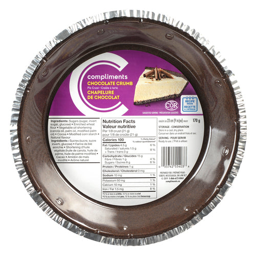 COMP PIE SHELL GRAHAM CHOCO [170 g]