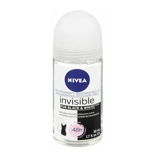NIVEA INVISIBLE BLK/WH ROLL ON [50 ml]
