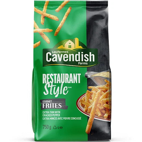 CAVENDISH CRACK PEPPER FRIES [750 g]