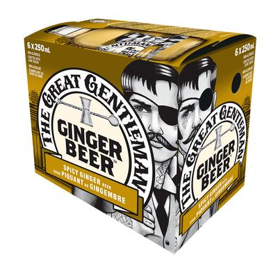 GRT GNTLMAN GINGR BEER 6x250ml [6 ea]