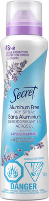 SECRT ALUM FREE SPRAY LAVNDR [116 g]