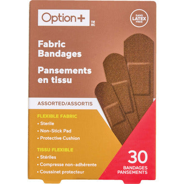 OPTN+ FAB BANDAGE ASTD 30s [30 ea]