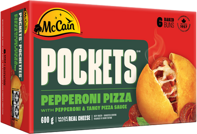 MC PIZZA POCKET PEPP  600G