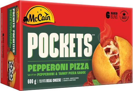 MC PIZZA POCKET PEPP  600G