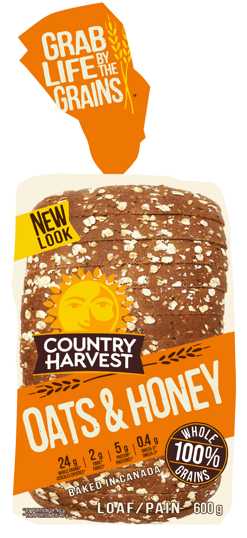 CNTRY HRVST OAT & HONEY BREAD [600 g]