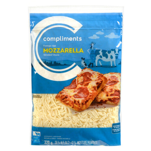 COMP MOZZA SHRED CHEESE 320g