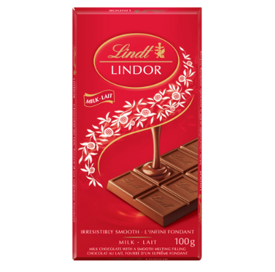 LINDT LINDOR MILK CHOCOLATE [100 g]