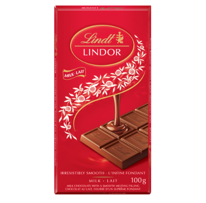LINDT LINDOR MILK CHOCOLATE [100 g]