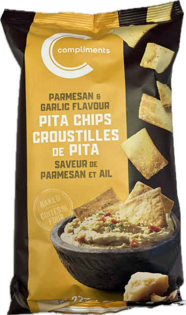 COMP PITA CHIPS PARM & GARLIC [227 g]