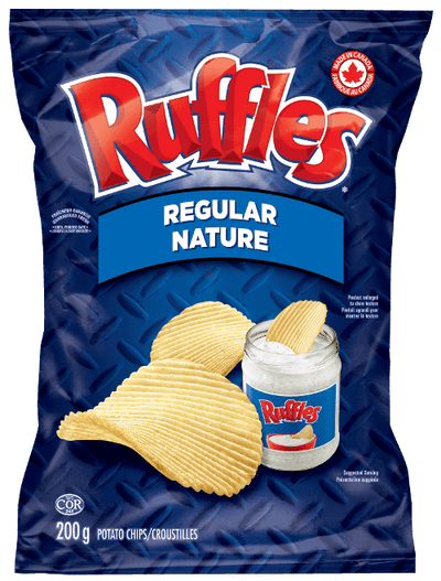 RUFFLES REGULAR CHIPS 200g