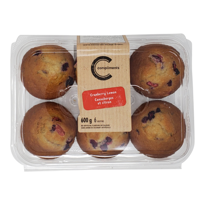 COMP CRANBRRY LEMON MUFFINS [600 g]