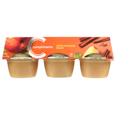 COMP APPLE SNACK CINNAMON 113G [6 pkg]