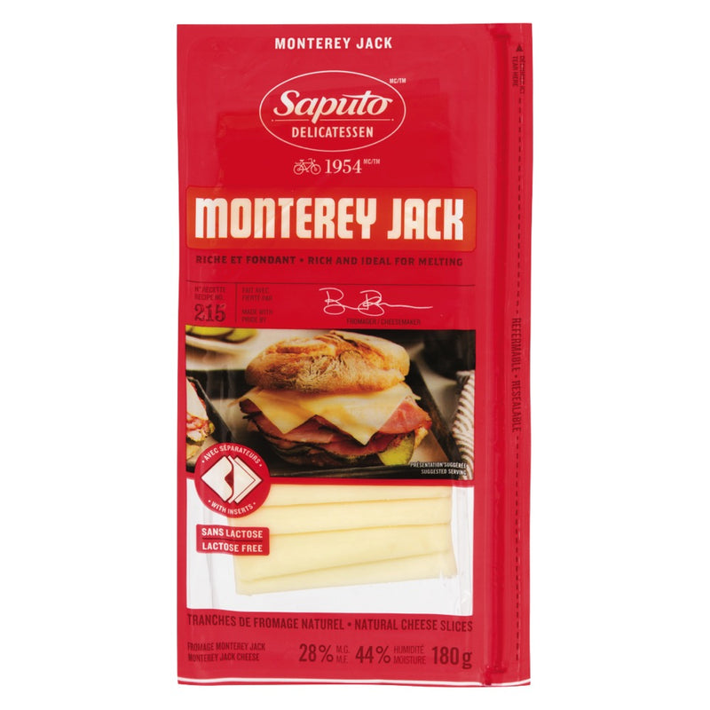 SAPUTO MONTEREY JACK SLICES [180 g]