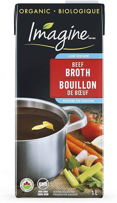 IMAGINE ORG LOW SOD BEEF BROTH [1 l]